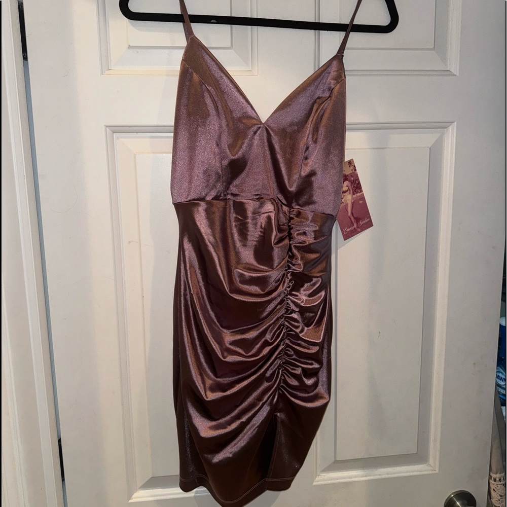 Purple party dress